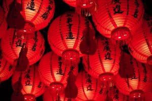 Lunar new year lanterns