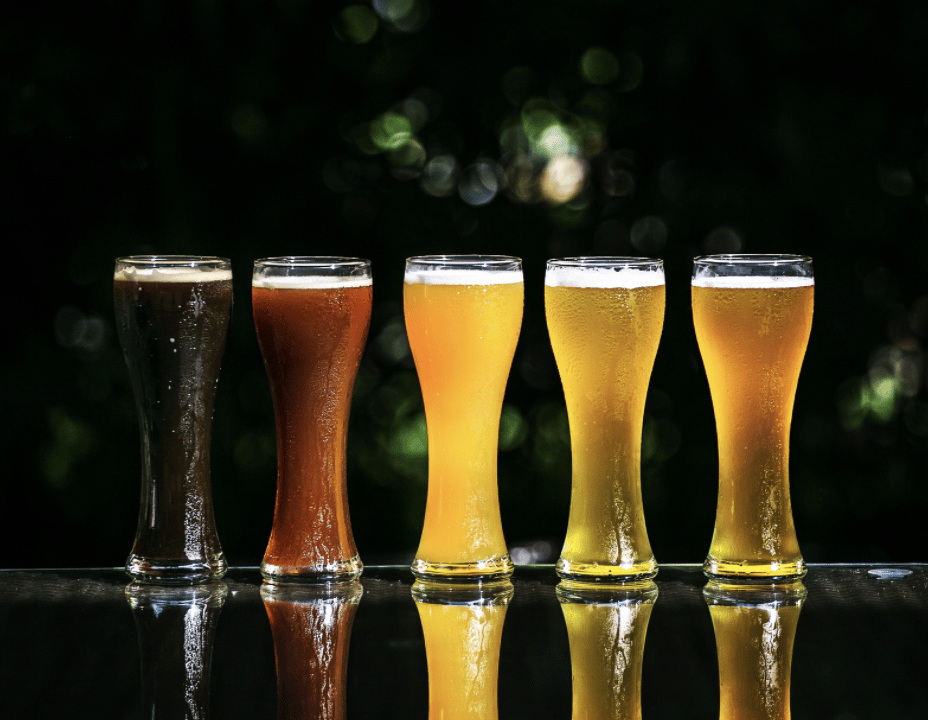 various beers