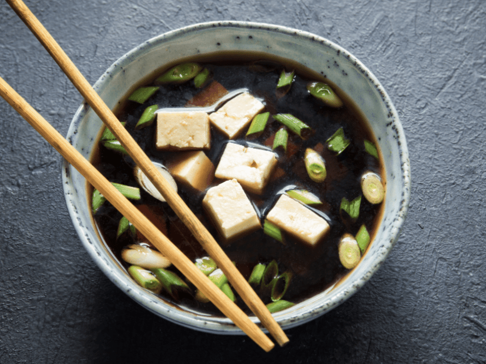 bowl of miso soup