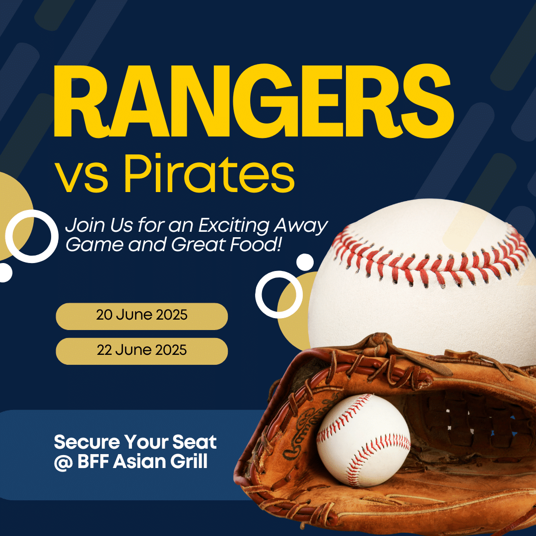 Rangers @ Pirates – Treasure the Taste at BFF!🏴‍☠️