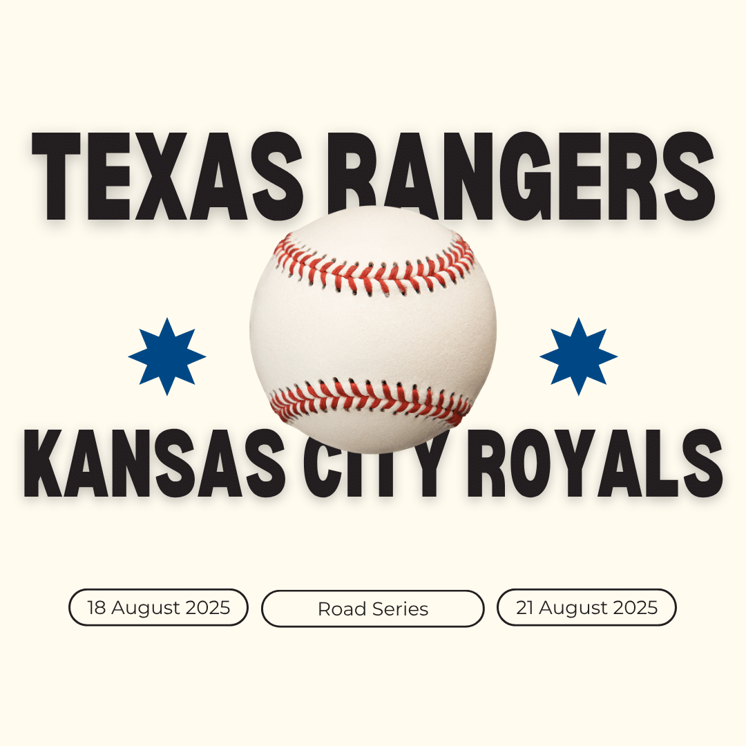 Rangers @ Royals – 4-Game Road Series