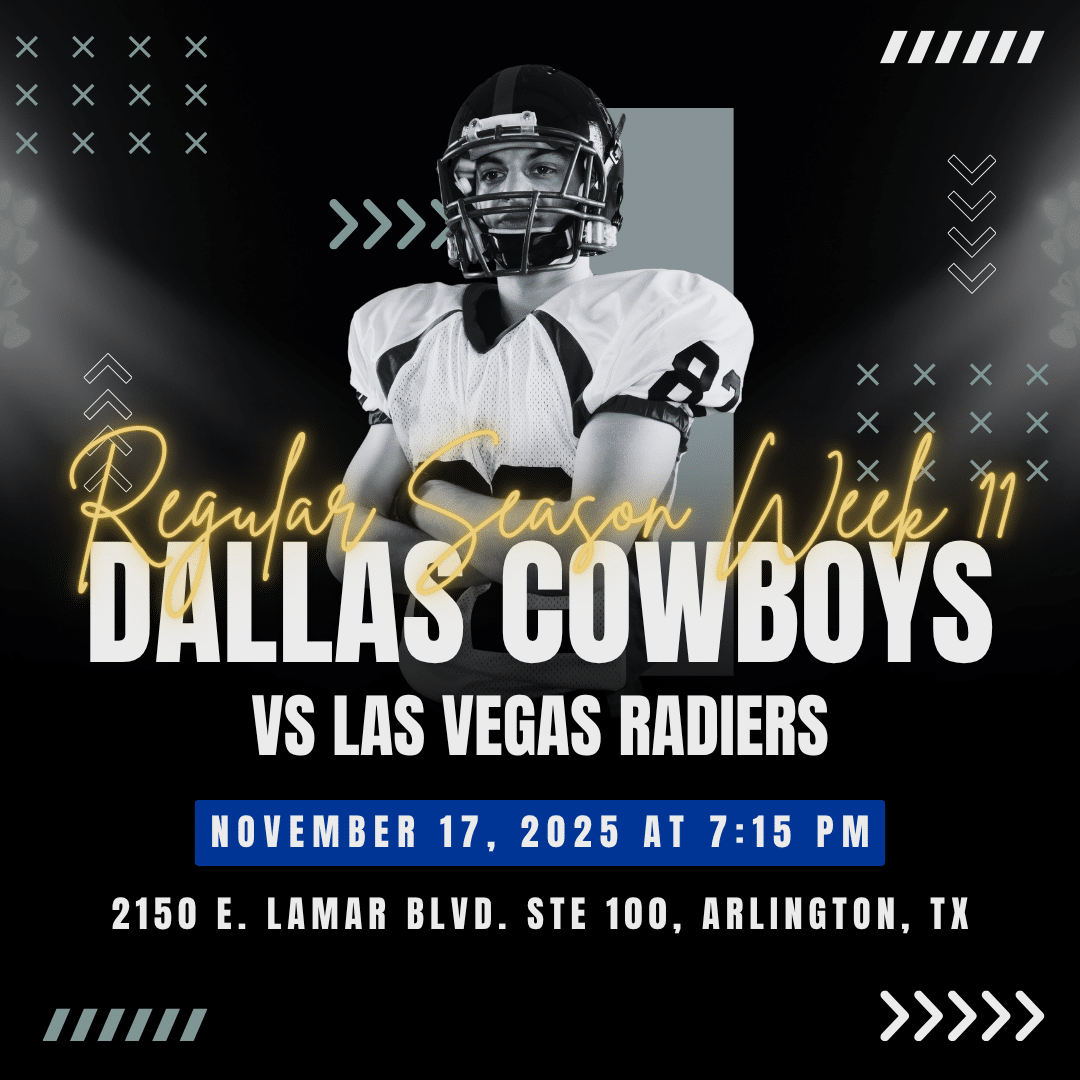 Cowboys vs Raiders – Monday Night Showdown (Week 11)